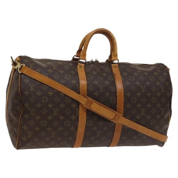 LOUIS VUITTON Monogram Keepall Bandouliere 55 Boston Bag M41414 - Picture 1 of 16